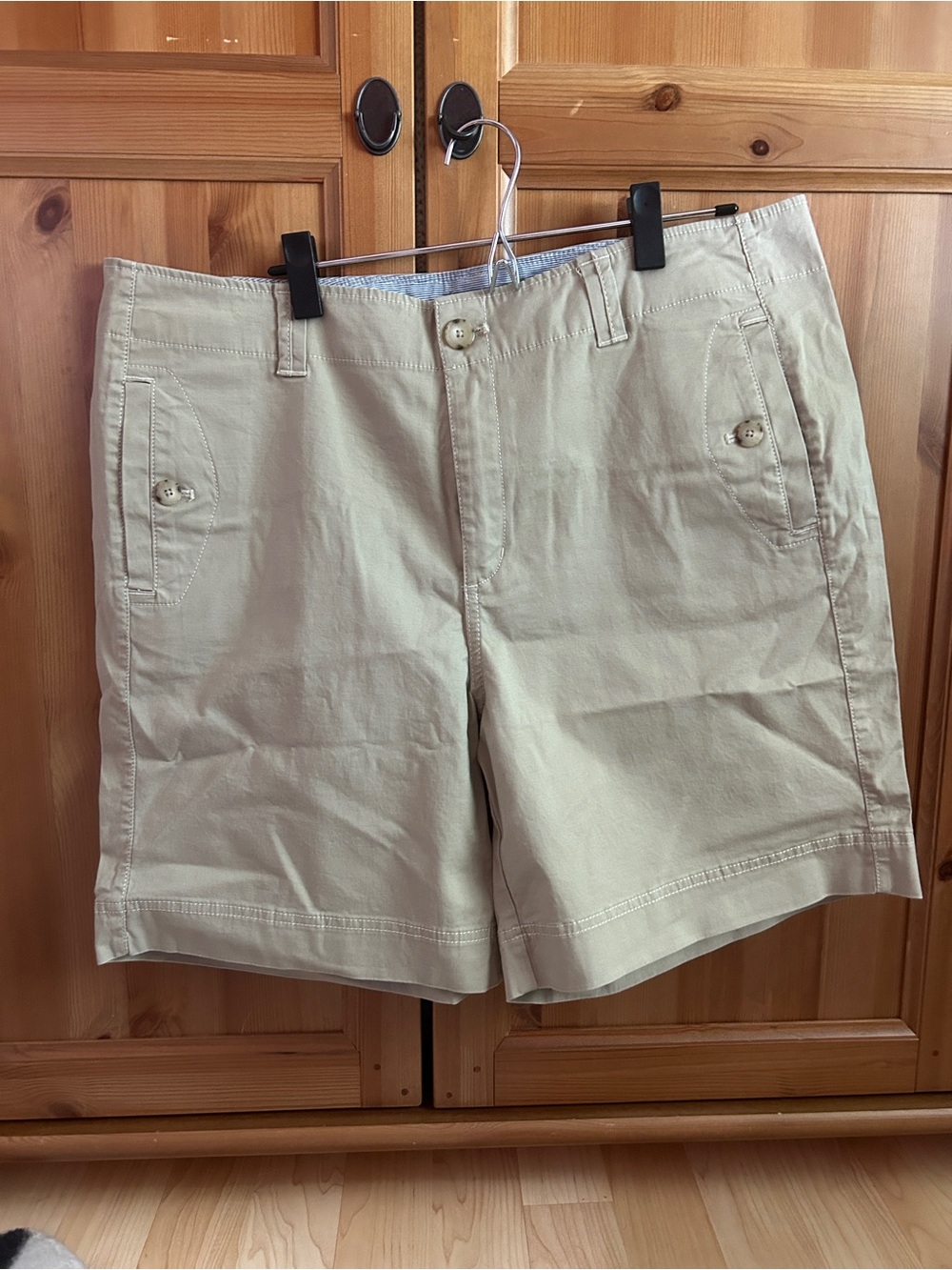 Eddie Bauer Khaki Bermuda Shorts